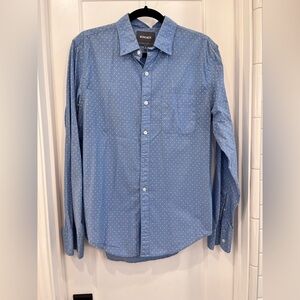Bonobos Men's Light Blue Dot Pattern Shirt